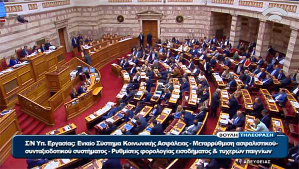 Με 153 ψήφους ψηφίστηκε το Ασφαλιστικό – Όχι από 143 βουλευτές – 4 απόντες – Δείτε τι ψήφισαν οι Βουλευτές της Κοζάνης