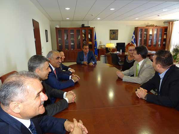 Πρωτοβουλίες για ευρύτερες συνεργασίες στον τομέα της εκπαίδευσης και της τεχνογνωσίας συζητήθηκαν μεταξύ του Περιφερειάρχη και των μελών της διακρατικής Eλληνο-Aζέρικης  Διιδρυματικής Eπιτροπής