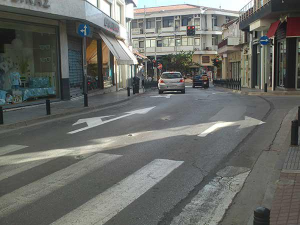 Ομαλά η κυκλοφορία των αυτοκινήτων στη Μεγάλου Αλεξάνδρου μετά την σημερινή αλλαγή