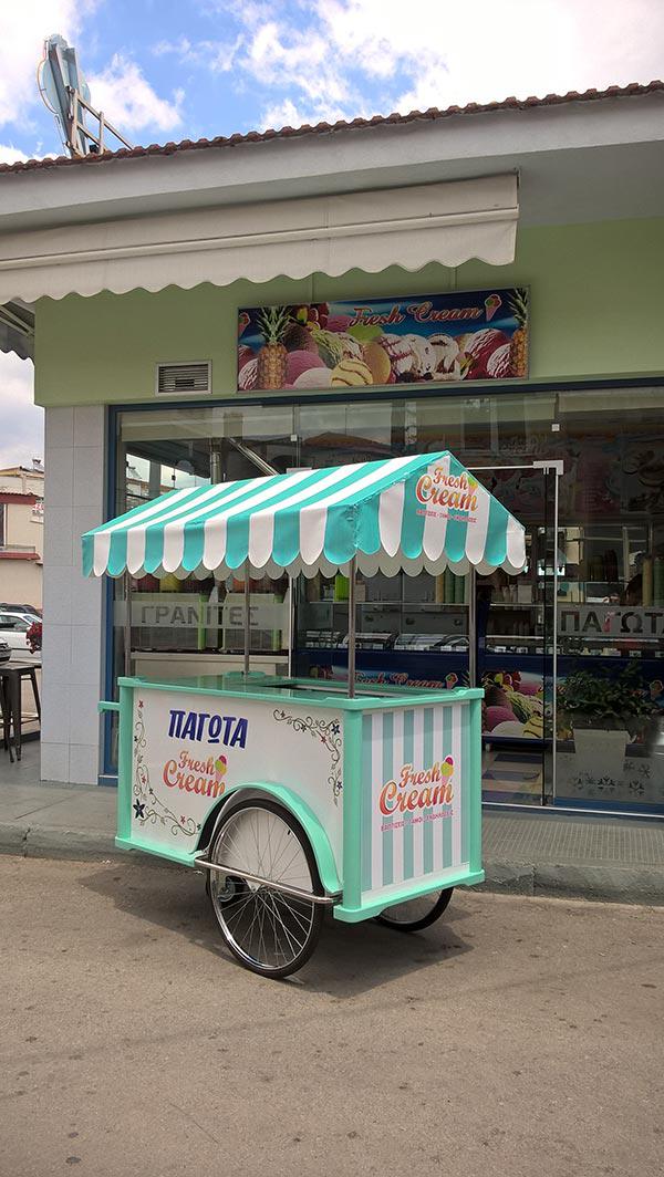 Ένα νέο καρότσι παγωτού από την Fresh Cream έφτασε στην πόλη της Κοζάνης