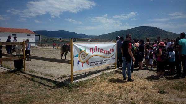 Μια υπέροχη βόλτα με άλογα και κλασσικά αυτοκίνητα για την “Ηλιαχτίδα”