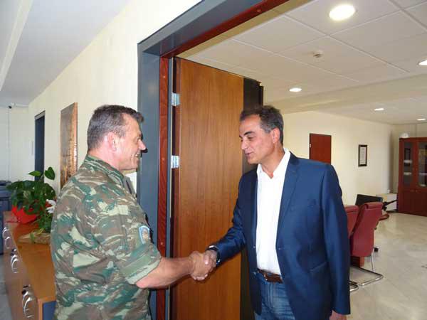 Τον Περιφερειάρχη Δυτικής Μακεδονίας Θεόδωρο Καρυπίδη επισκέφθηκε ο Διοικητής της 1ης Στρατιάς