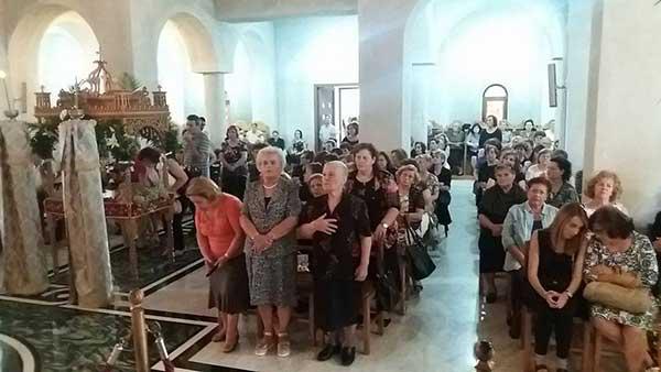 Πλήθος πιστών στον Πανηγυρικό Εσπερινό της Παναγίας Φανερωμένης Κοζάνης