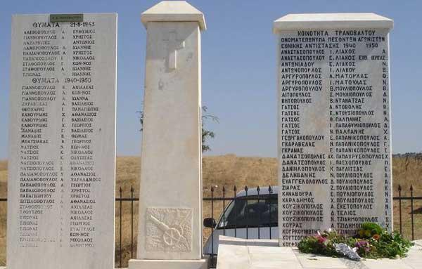 Εκδήλωση μνήμης και τιμής των θυμάτων της περιοχής των Καμβουνίων