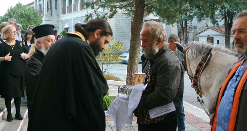 Πανηγυρική η υποδοχή του Ιερού Λειψάνου του Αγίου Νικάνορα στον ομώνυμο Ιερό Ναό στην Κοζάνη