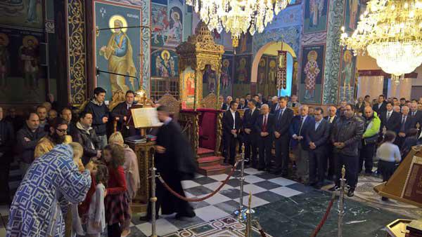 Πανηγυρική θεία λειτουργία στον Άγιο Δημήτριο Σιάτιστας