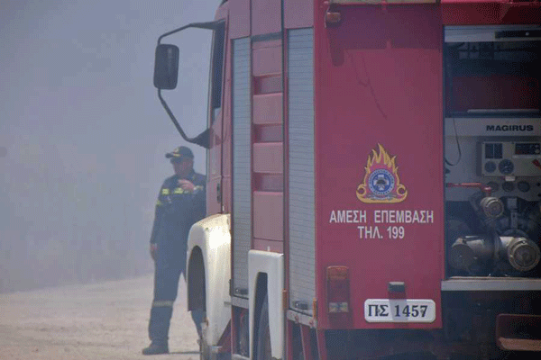 Πυρκαγιά σε Μονοκατοικία στην Τ.Κ Δαμασκηνιάς του Δ. Βοΐου