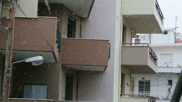 Οι πρώτες νιφάδες του φετινού χειμώνα στην Κοζάνη!