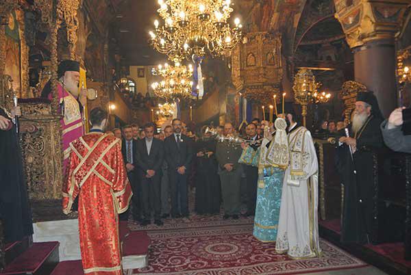 Πανηγυρικός Εσπερινός στον Ι.Ν. Αγίου Νικολάου παρουσία του Αρχιεπισκόπου Αθηνών και πάσης Ελλάδος Ιερώνυμου