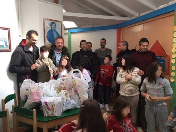 Επίσκεψη αντιπροσωπείας της Ένωσης Αστυνομικών Υπαλλήλων στο Ειδικό σχολείο Κοζάνης, ΚΔΑΠ-μεΑ και Ειδικό Εργαστήριο