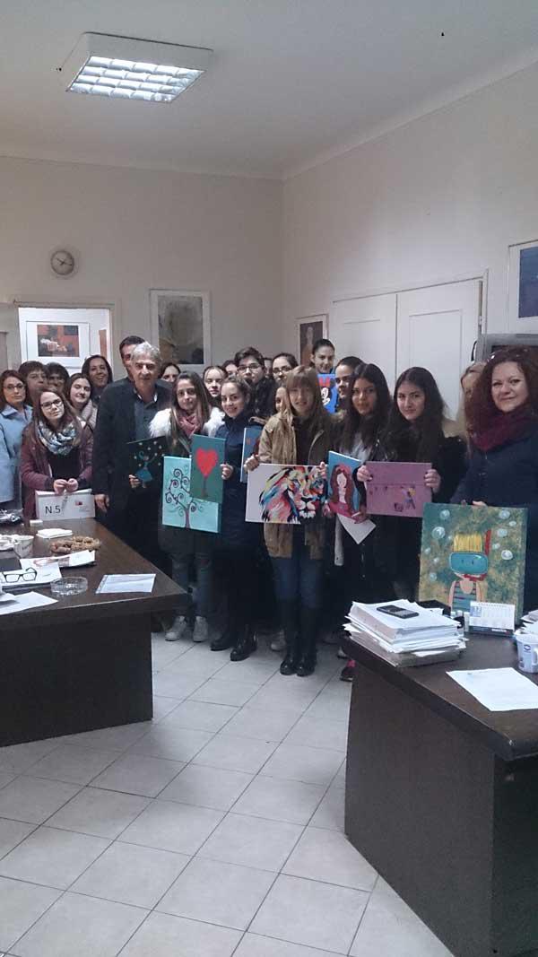 Ευχαριστήρια επιστολή του Μαμάτσειου προς τους μαθητές του 5ου Γυμνασίου Κοζάνης