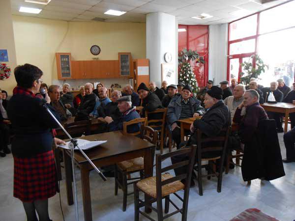 «Ήθη και έθιμα του Δωδεκαημέρου» συζητήθηκαν στο ΚΑΠΗ Πτολεμαΐδας