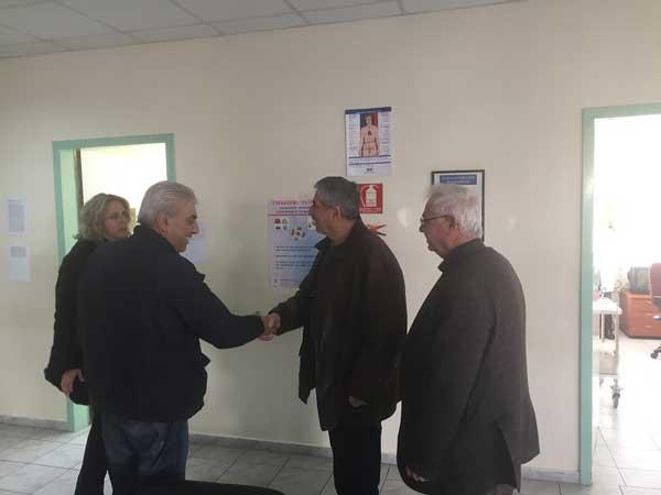 Το Ε.Ψ.Υ.Κ.Α. και το Κέντρο Υγείας Σερβίων επισκέφτηκε ο Δήμαρχος και ο αντιδήμαρχος Σερβίων-Βελβεντού