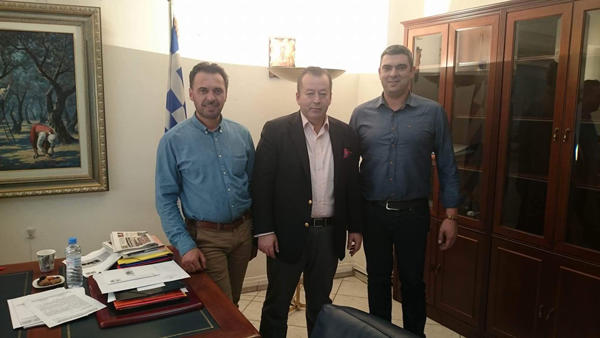 Συνάντηση του Αντιπεριφερειάρχη Αγροτικής Ανάπτυξης  και του προέδρου της Αγροδιατροφικής Σύμπραξης Δυτ. Μακεδονίας  με τον Υφυπουργό Β. Κόκκαλη