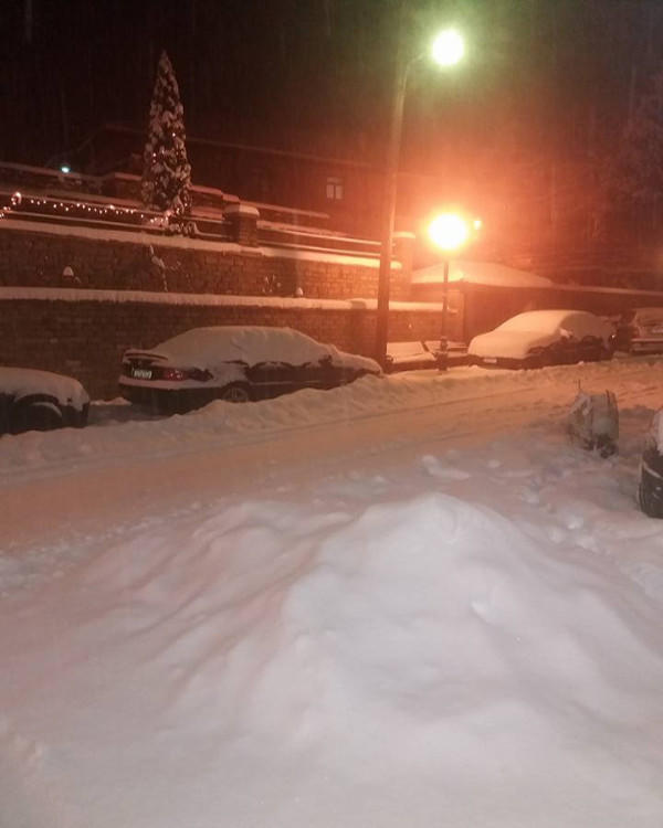 Πολύ χιόνι και στον Πεντάλοφο Κοζάνης (Βίντεο)