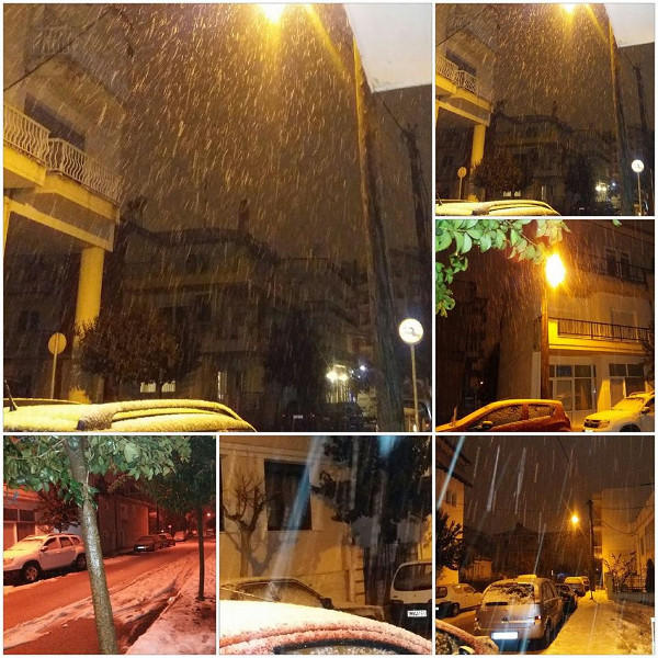 Άσπρισε ο ουρανός από το χιόνι στην Κοζάνη-Τα σχολεία κανονικά;