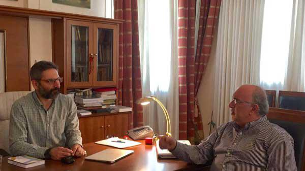 Συνάντηση Μιχάλη Παπαδόπουλου με Δήμαρχο Κοζάνης