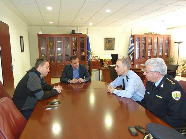 Επίσκεψη του Διοικητή της Πυροσβεστικής Ακαδημίας Αθηνών στον Περιφερειάρχη Δυτικής Μακεδονίας