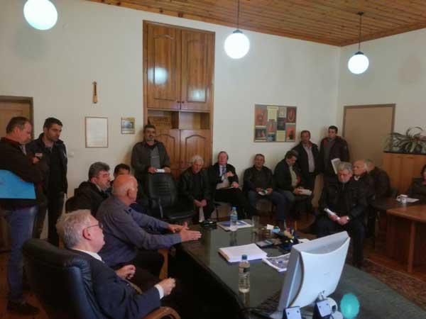 Συνάντηση γνωριμίας του νέου προέδρου του Δ.Σ. Βοϊου με τους προέδρους των τοπικών κοινωνιών