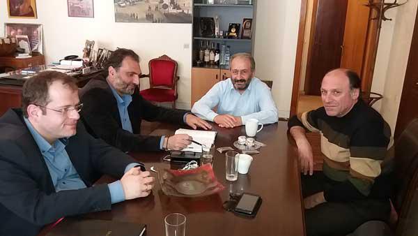 Συνάντηση δημάρχου Εορδαίας και μελών Νομαρχιακής Επιτροπής ΣΥΡΙΖΑ