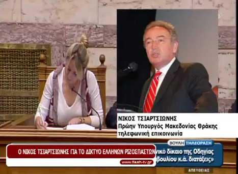 Ο Νίκος Τσιαρτσιώνης για τον Πολιτικό Φορέα “Δίκτυο Ελλήνων Ριζοσπαστών” (video)