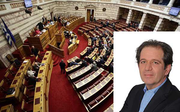Σύγκρουση κορυφής στη Βουλή για την τροπολογία του Μίμη Δημητριάδη στον εξωδικαστικό