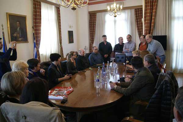 Το Δημαρχείο Κοζάνης επισκέφθηκε ομάδα καθηγητών του διεθνούς Project Erasmus+