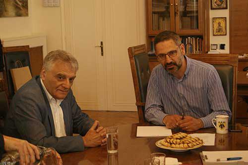Συνάντηση δημάρχου Κοζάνης με τον Γ.Γ. του Υπουργείου Εσωτερικών Κώστα Πουλάκη