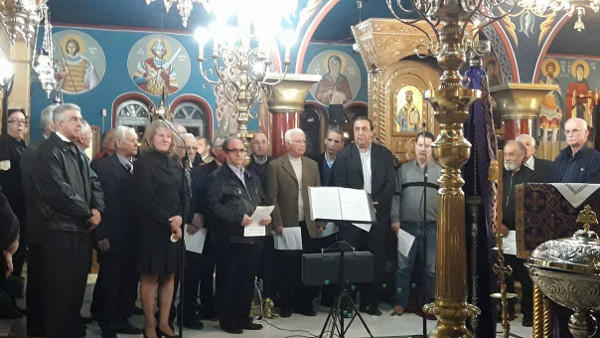 Το τροπάριο της Κασσιανής από τη χορωδία Ελίμειας στην Αγία Παρασκευή Κοζάνης