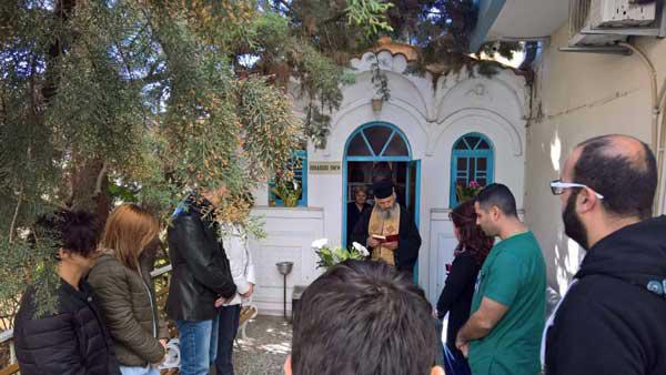 Πανηγυρική θεία Λειτουργία στο εκκλησάκι της Γενικής Κλινικής «Euromedica Ζωοδόχος Πηγή» Κοζάνης (φωτογραφίες)
