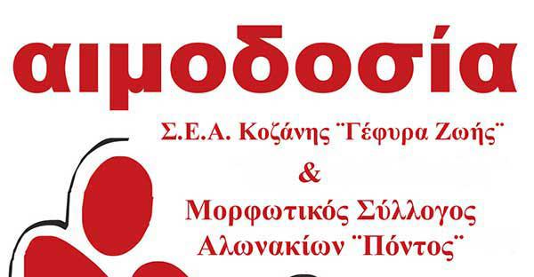 Στα Αλωνάκια η 12η Αιμοδοσία του 2017