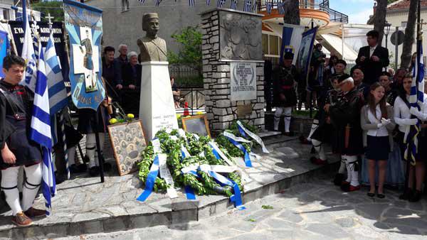 Φόρο τιμής απέδωσαν στον Μακεδονομάχο “καπετάν Φούφα” και στους συμπολεμιστές του φορείς και πολίτες της Εορδαίας