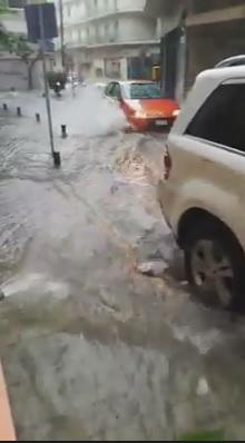 Νέα σφοδρή καταιγίδα έκανε “ποτάμια” τους δρόμους της Κοζάνη
