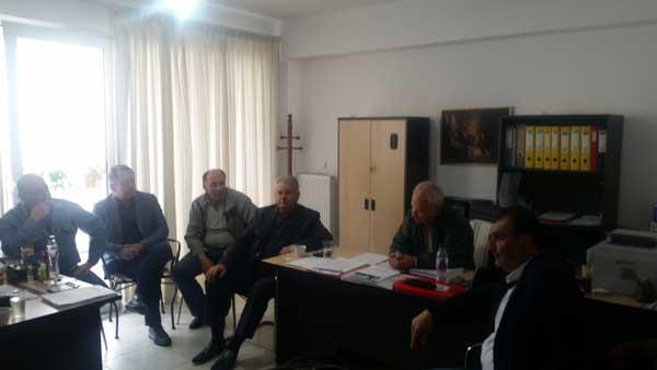 Επίσκεψη του Γραμματέα του ΣΥΡΙΖΑ στο Σωματείο Συνταξιούχων ΔΕΗ