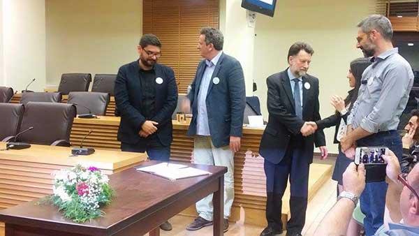Υπογράφτηκε η συνεργασία της Κοβεντάρειου Δημοτικής Βιβλιοθήκης Κοζάνης με την Εθνική Βιβλιοθήκη