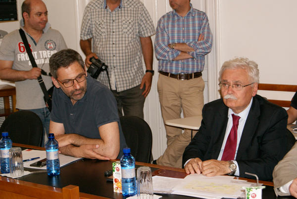 Οι δήμαρχοι Κοζάνης και Βοΐου στη συνάντηση για τα διόδια στην Καβάλα