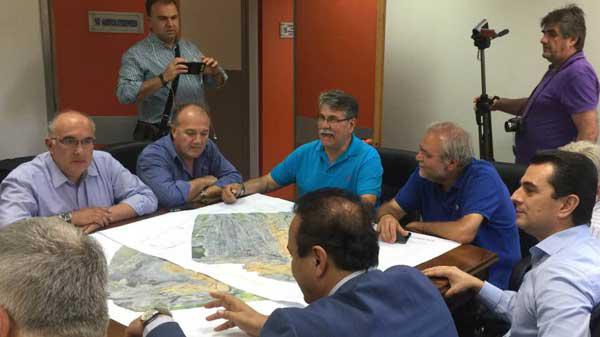 Ο τομεάρχης ενέργειας της ΔΕΗ Κώστας Σκρέκας επισκέφθηκε το ορυχείο Αμυνταίου