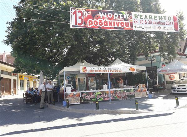 Το παγωτό ροδάκινο έγινε ανάρπαστο στη 13η γιορτή ροδάκινου στο Βελεβεντό