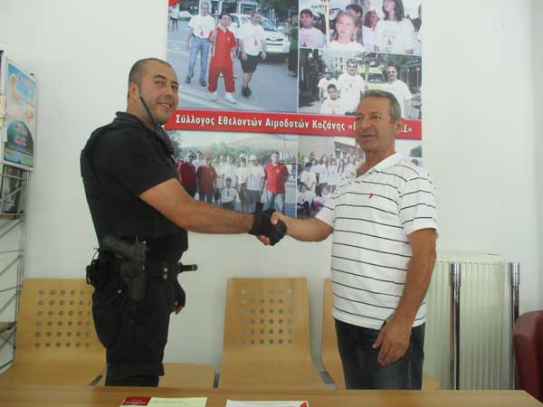 Αστυνομικός της μονάδας ΔΙ.ΑΣ ο 9ος συμβατός δότης μυελού των οστών από την “Γέφυρα Ζωής”