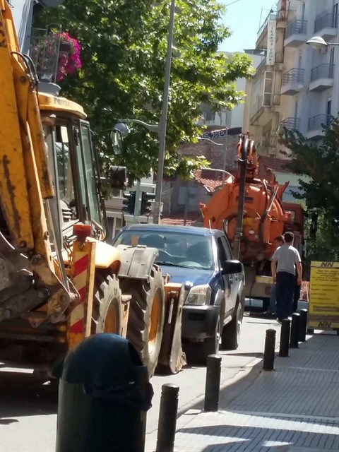 Έργα αντικατάσταση δικτύου ύδρευσης στο κέντρο της Κοζάνης 