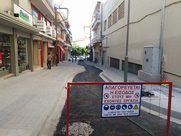 Ανακοίνωση για τις εργασίες στην οδό Ιπποκράτους, την οδό Εθελοντών και την πιάτσα ταξί