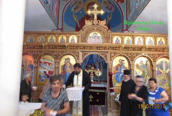 Με χαρούμενα και φιλόξενα πρόσωπα πανηγύρισε το Εξωκλήσι του Προφήτη Ηλία στον Οικισμό Αύρα της Ίμερας