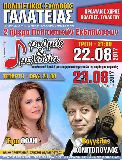 Η Έφη Θώδη στη Γαλάτεια Εορδαίας