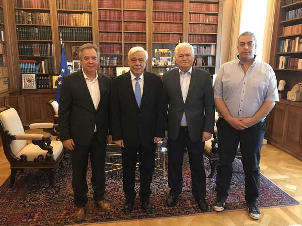 Συνάντηση του Συνδέσμου Αγροτικών Συνεταιριστικών Οργανώσεων και Επιχειρήσεων Ελλάδας με τον Πρόεδρο της Ελληνικής Δημοκρατίας