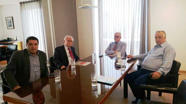 Συνάντηση Δημάρχου Βοΐου με τον Πρόεδρο του Ιδρύματος Παπαγεωργίου κ. Γεώργιο Παπαγεωργίου
