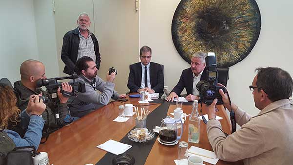 Περιοδεία του Γιάννη Μανιάτη στην περιοχή της Κοζάνης