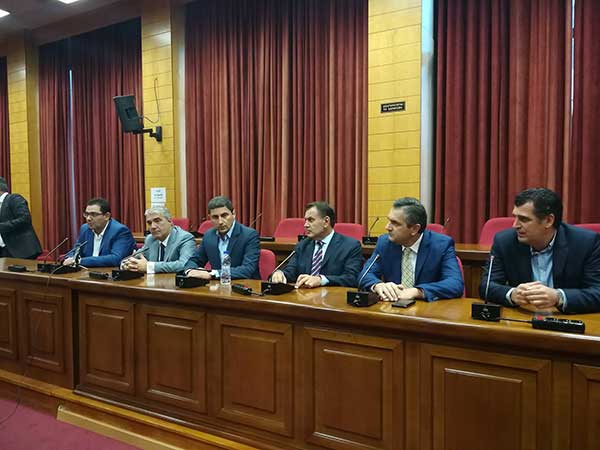 Αυγενάκης, Παναγιωτόπουλος και Κεδίκογλου της Ν.Δ. επισκέπτονται την περιοχή και συζητούν για το πρόγραμμα του κόμματος
