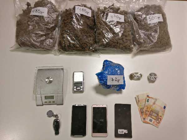 Δύο συλλήψεις από αστυνομικούς της Ασφάλειας Κοζάνης σε Ημαθία και Πιερία για διακίνηση ναρκωτικών