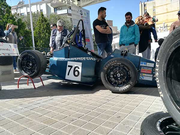 Παρουσίαση του μονοθέσιου της ομάδας του ΤΕΙ Δυτικής Μακεδονίας που συμμετείχε στον διαγωνισμό Formula Student