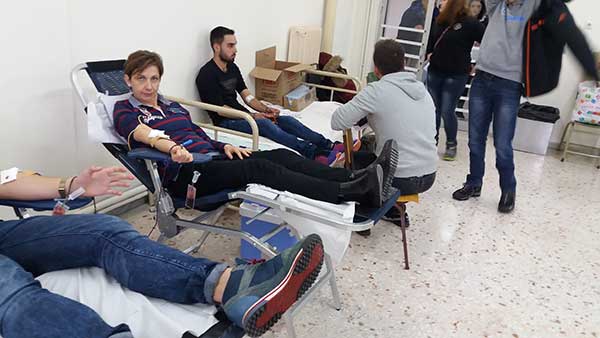 1η Εθελοντική Αιμοδοσία  στην  ΕΠΑ.Σ ΟΑΕΔ Μαθητείας Κοζάνης για το Σχ.Έτος 2017-18